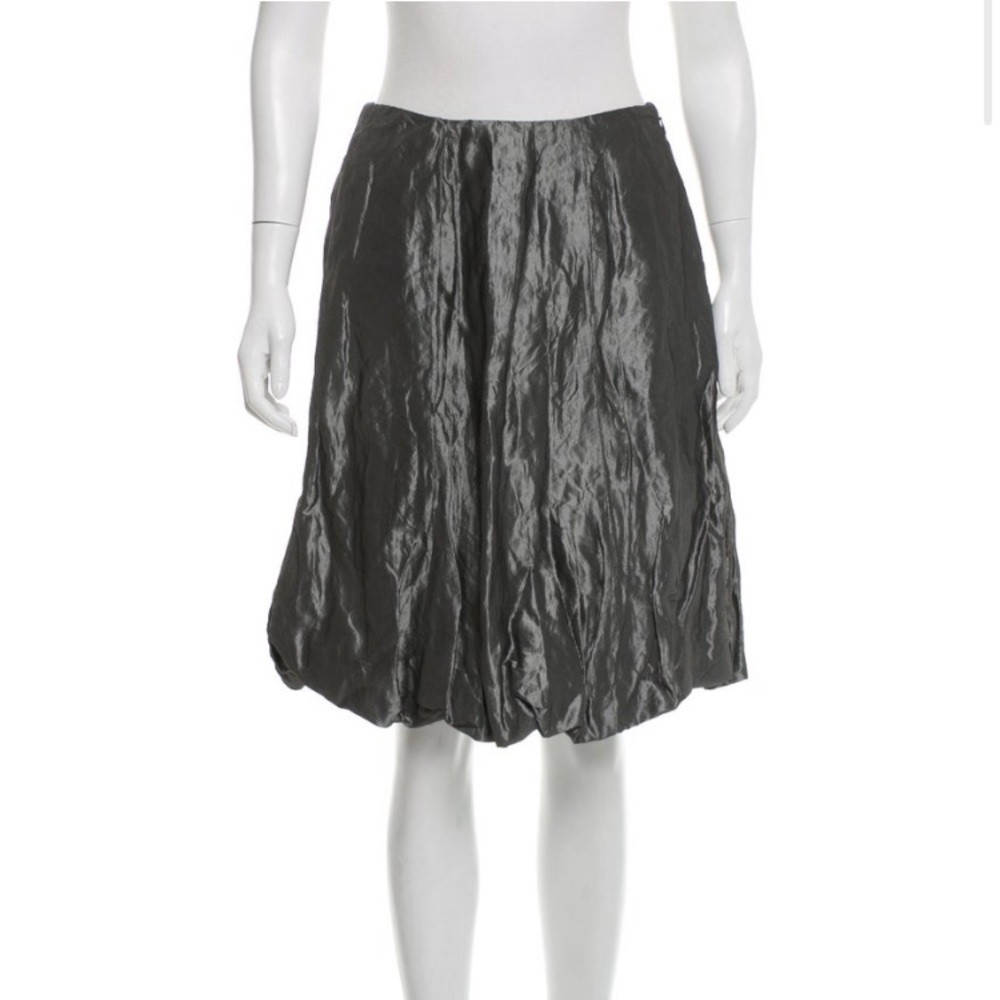 Ralph Lauren Black Label ‎ Bubble Skirt Gunmetal 2